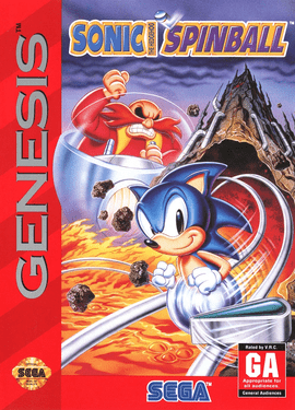 cover art for Sonic Spinball