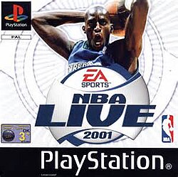 cover art for NBA Live 2001