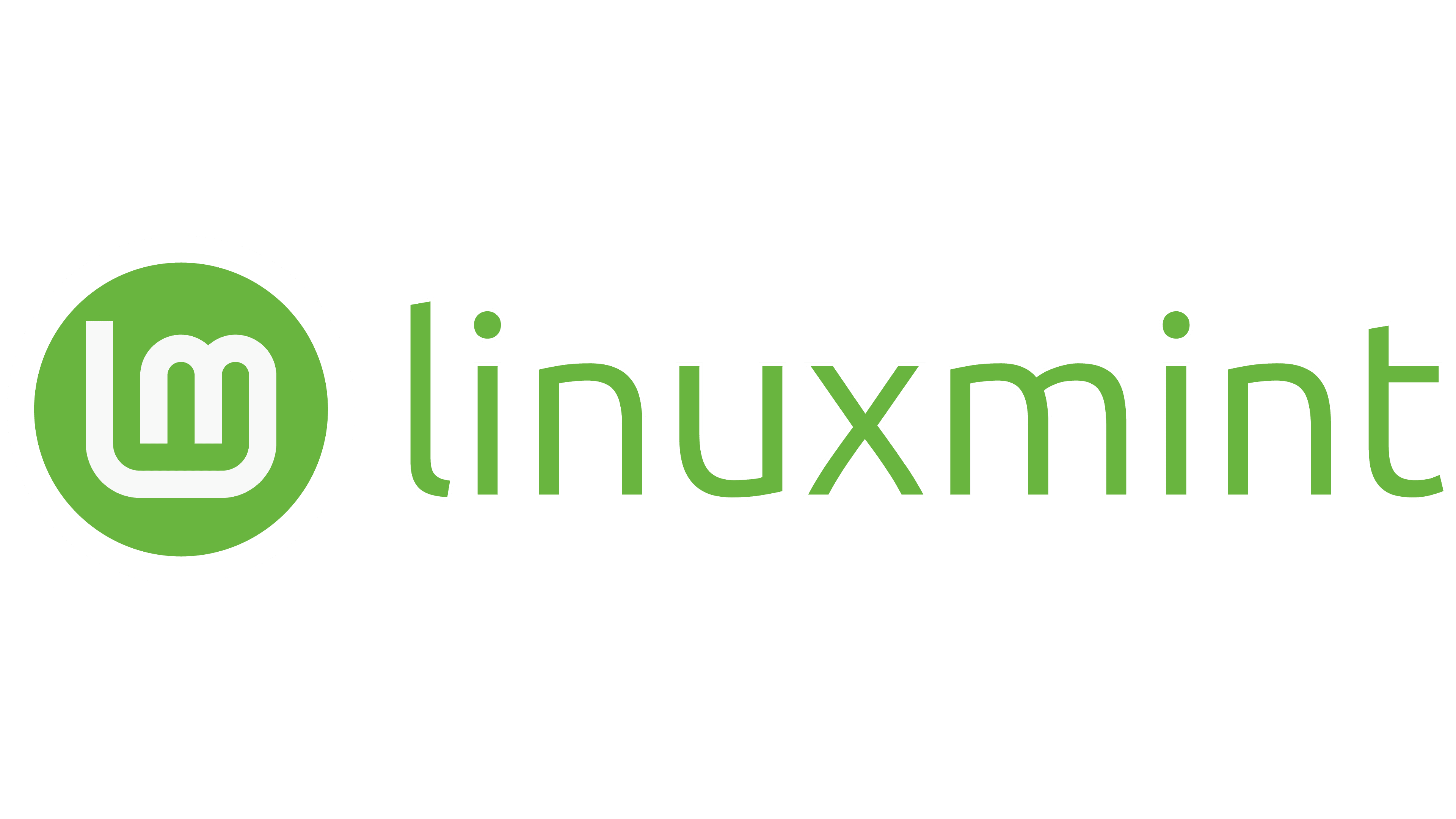 linux mint logo and wordmark.